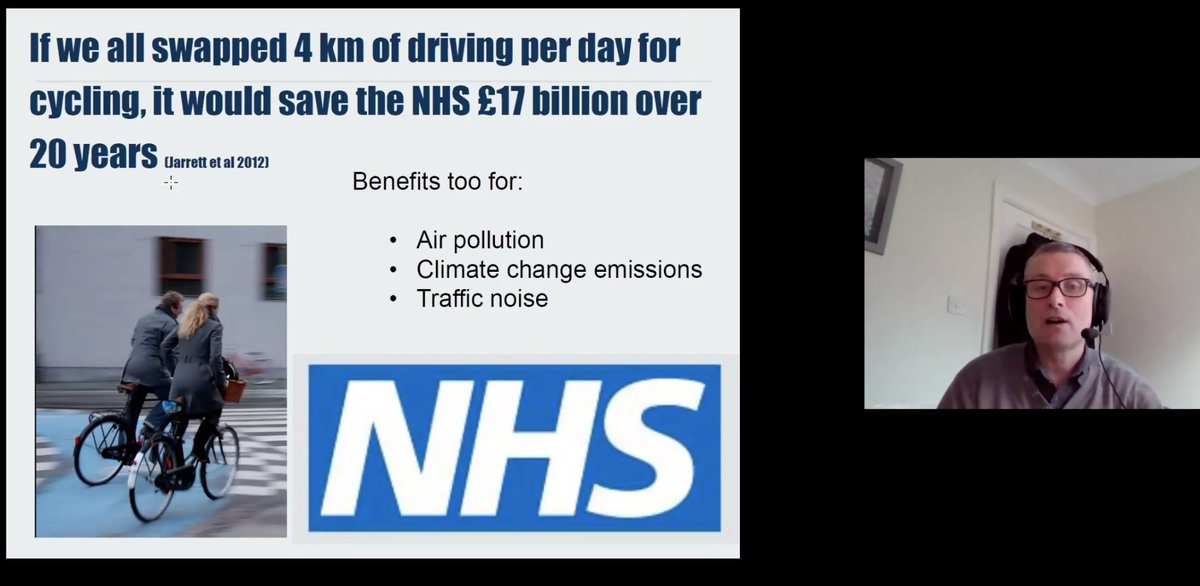 If we all used cars more sparingly we could save lives and the NHS a huge amount of money. 2/4