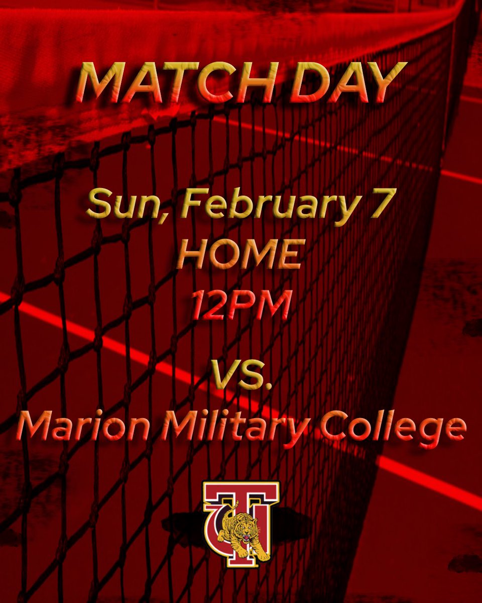 🎾🙌🏾 MATCH DAY : Today, the Men’s Tennis Team will be playing live in action against Marion Military College !! #tuyouknow #skegeetennis #hbcutennis