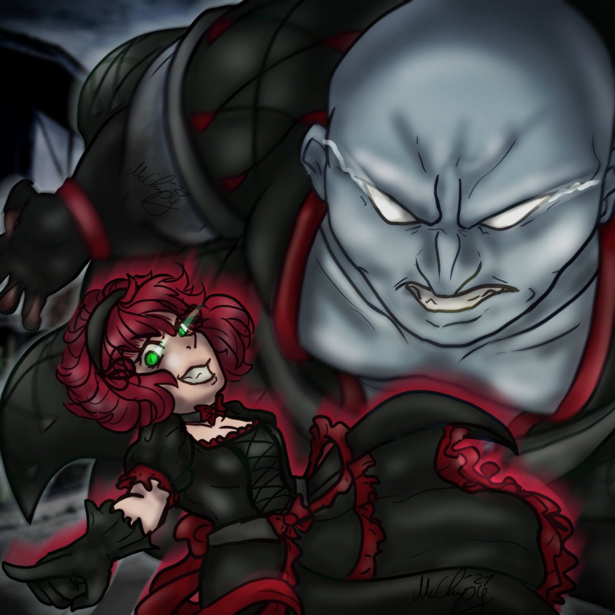 McChipyArt's tweet photo. "Get them, my Love~"

#myart #McChipyArt #ocChipy #ocClaw #tyrantoc #bnhaoc #mhaoc https://t.co/z7mYjUZ2b8