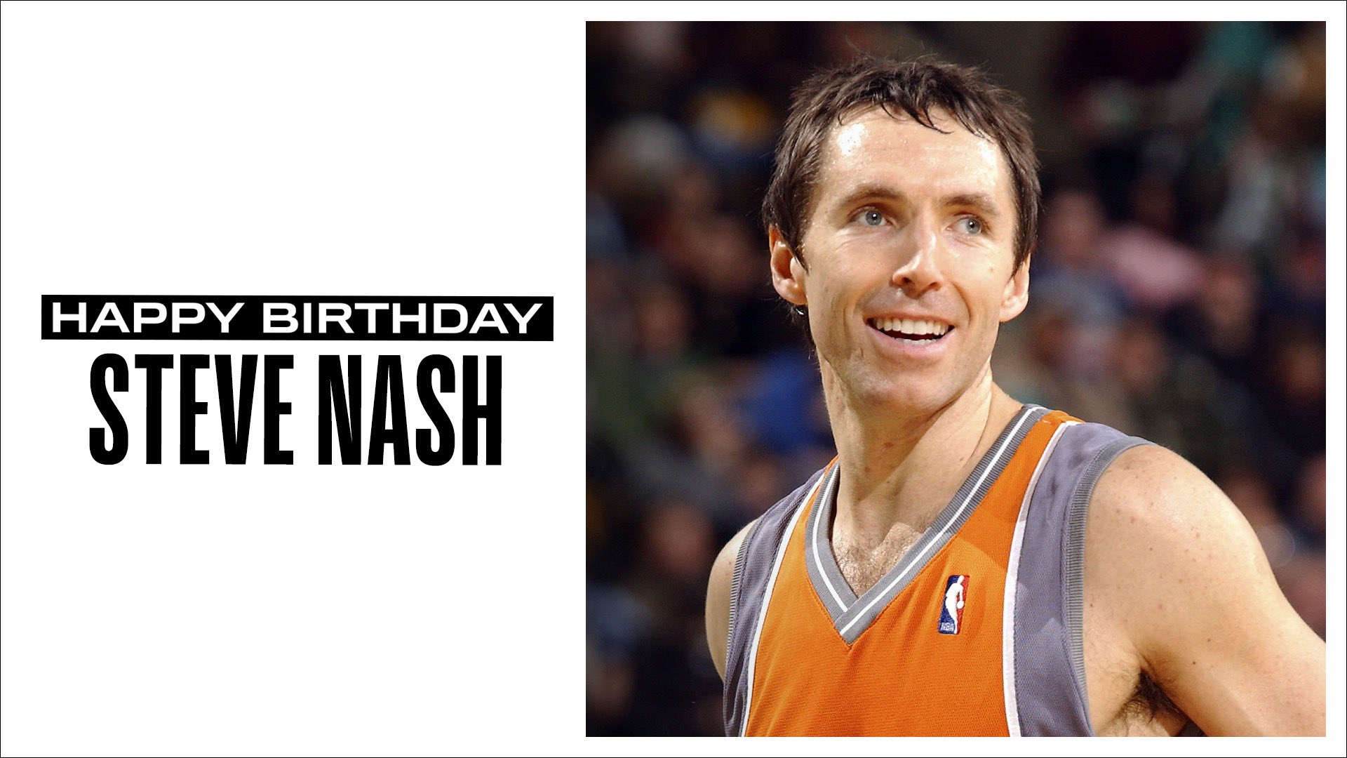 Join us in wishing a Happy 47th Birthday to 8x 2x NBA MVP and inductee, Steve Nash! 