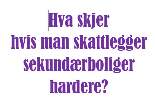 hlaurid's tweet photo. 1/9 HVA SKJER HVIS MAN SKATTLEGGER SEKUNDÆRBOLIGER HARDERE?
Mange tar til orde for å skattlegge sekundærboliger hardere. Senest i dag skriver gruppeleder for @Oslopartiet @sirinstav "På høy tid å skattelegge sekundærboliger hardere". https://t.co/HsmtZ80j40