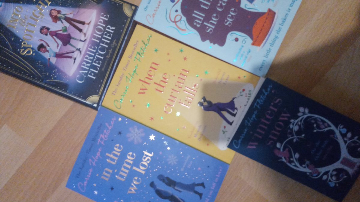 Obsessed with <a href="/CarrieHFletcher/">Carrie Hope Fletcher</a> but the question is 
Which one do I read first though 💞😍