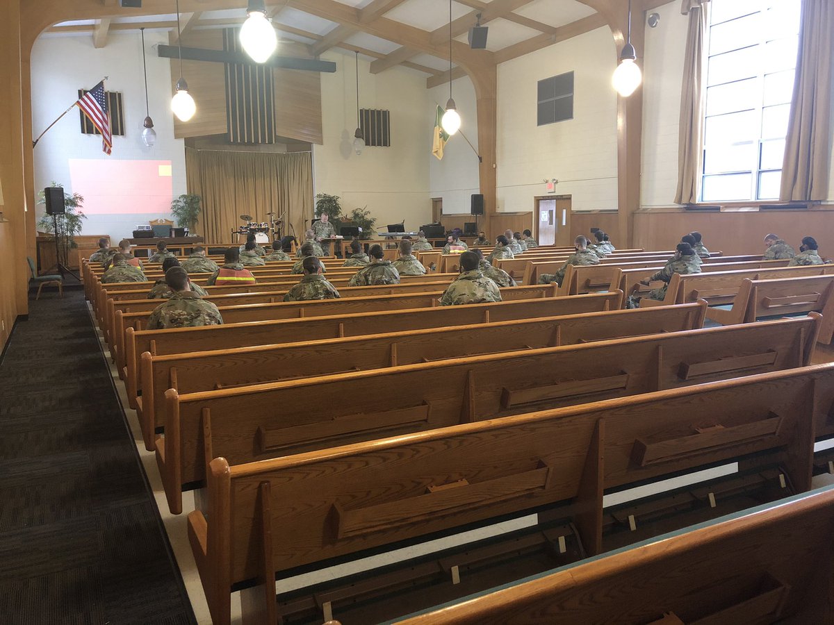 CdrAlpha795's tweet photo. Alpha company supporting the spiritual growth of our Trainees. Either through in-person services, online streaming, or personal reflection. #welcometotherock #sendme https://t.co/OwaoqrAtj1