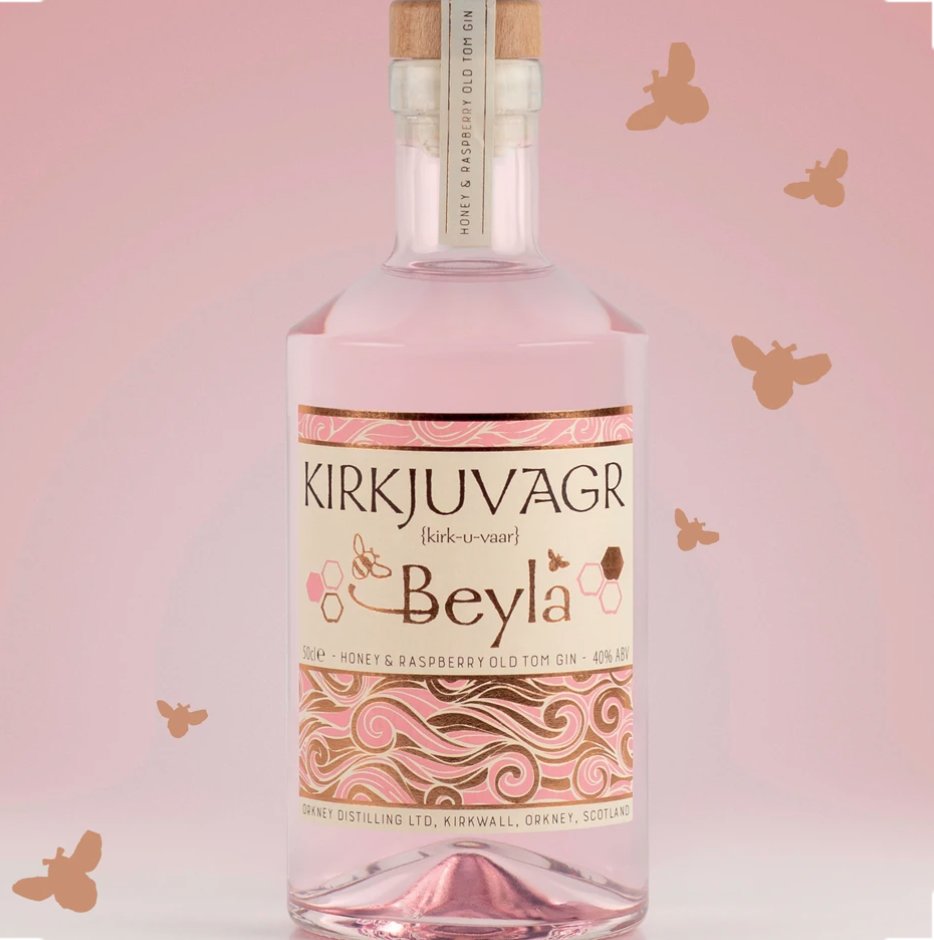 TFBrands's tweet photo. Deliciously  pink,  velvety smooth, Beyla is the perfect choice both for the connoisseur &amp; home mixologists. Flavoured w/ honey &amp; an infusion of fresh Scottish raspberries. A refined #G&amp;T,  a quenching cocktail, a must try.
#ValentinesDay is coming . $49.95 LCBO#15741 https://t.co/lzB1bjVxGM
