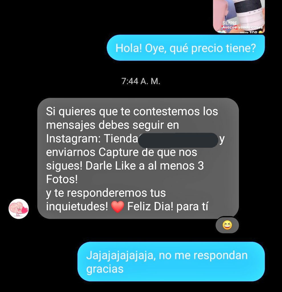 DonLuisEduardo's tweet photo. Cómo perder un cliente en un clic: https://t.co/vPEYG2QHGe