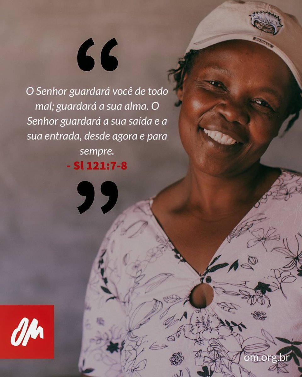 OMnoBrasil's tweet photo. Onde está sua confiança? Lembre-se que é o Senhor que te guarda e te protege. Ele é a nossa segurança! Em tudo que for fazer lembre-se dEle, ponha sua confiança nEle, na sua ida e na sua volta Ele está contigo!

Salmos 121:7-8

#OMnoBrasil #WeAreOM #Esperança #SundayVerse https://t.co/0bB0qAjSOB