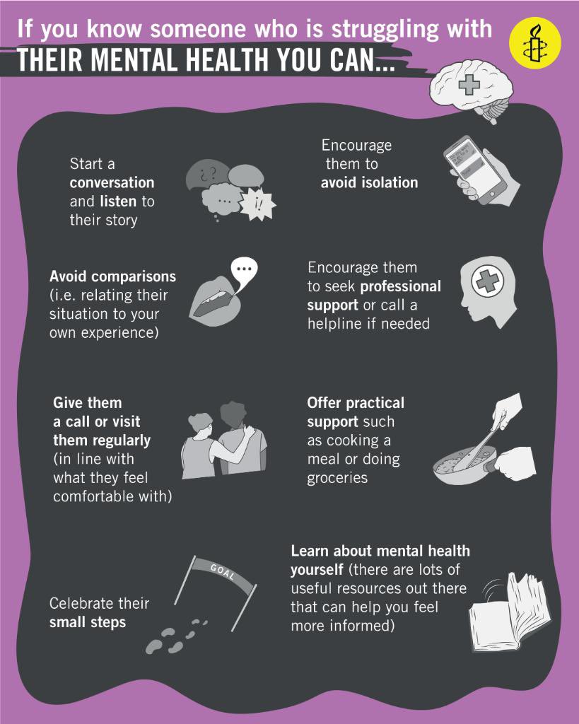 markfobrien's tweet image. Your support can mean a lot to someone who is struggling with their #mentalhealth. Here are some ideas for what you can do for yourself and those around you.