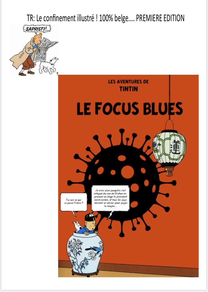 Un nouvel album de TintinLe confinement illustré 1/5