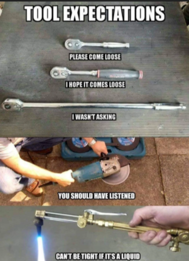 I like using analogies, and for this one, let's consider something as simple as removing a stubborn bolt. Most of you have probably seen this: