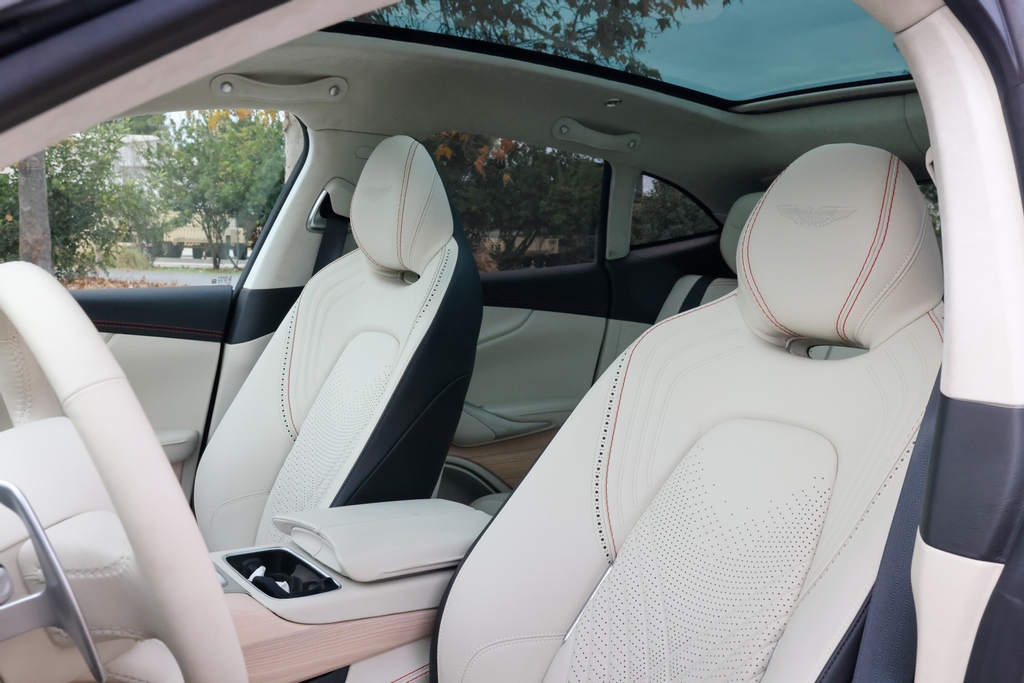Entering a word of difference -->> Currently available in Stratus White, Ivory interior with Black Pack, Ribbon wheels and red calipers.⁠
⁠
📞844.858.8305⁠
🖥️ galpinastonmartin.com⁠
📍15500 Roscoe Blvd, Van Nuys, CA 91406⁠