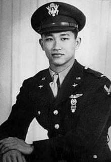 Tonell1's tweet photo. Wah Kuh Kong was the first Chinese fighter pilot during WW2 He flew missions in the European theater as a P-51 pilots. Wah was killed in action in 1944. See more history at https://t.co/3gM8kzgXRQ https://t.co/Ta47fLAYld