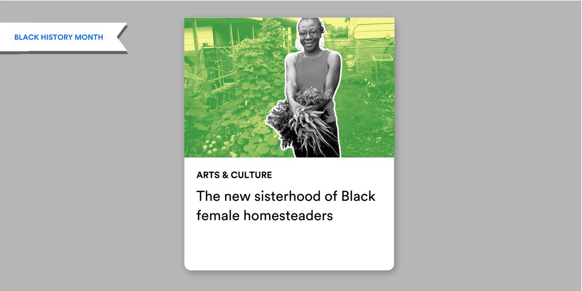Newsela's tweet image. Teach your students about the contributions of Black women homesteaders, who are reclaiming land and their health in the process.

📖 Read: newse.la/3r4gNml

🗣️ Discuss: How does homesteading represent liberation for Black Americans then and now?

#blackhistoryisourhistory