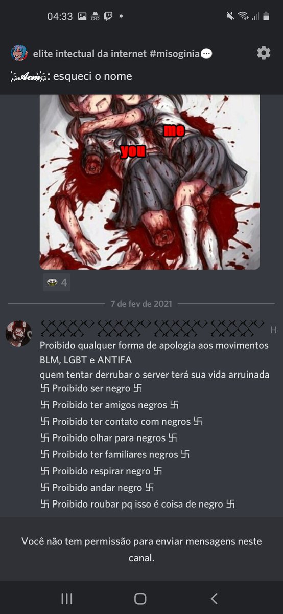 denunciem esse servidor nazista do discord! : r/BrasildoB