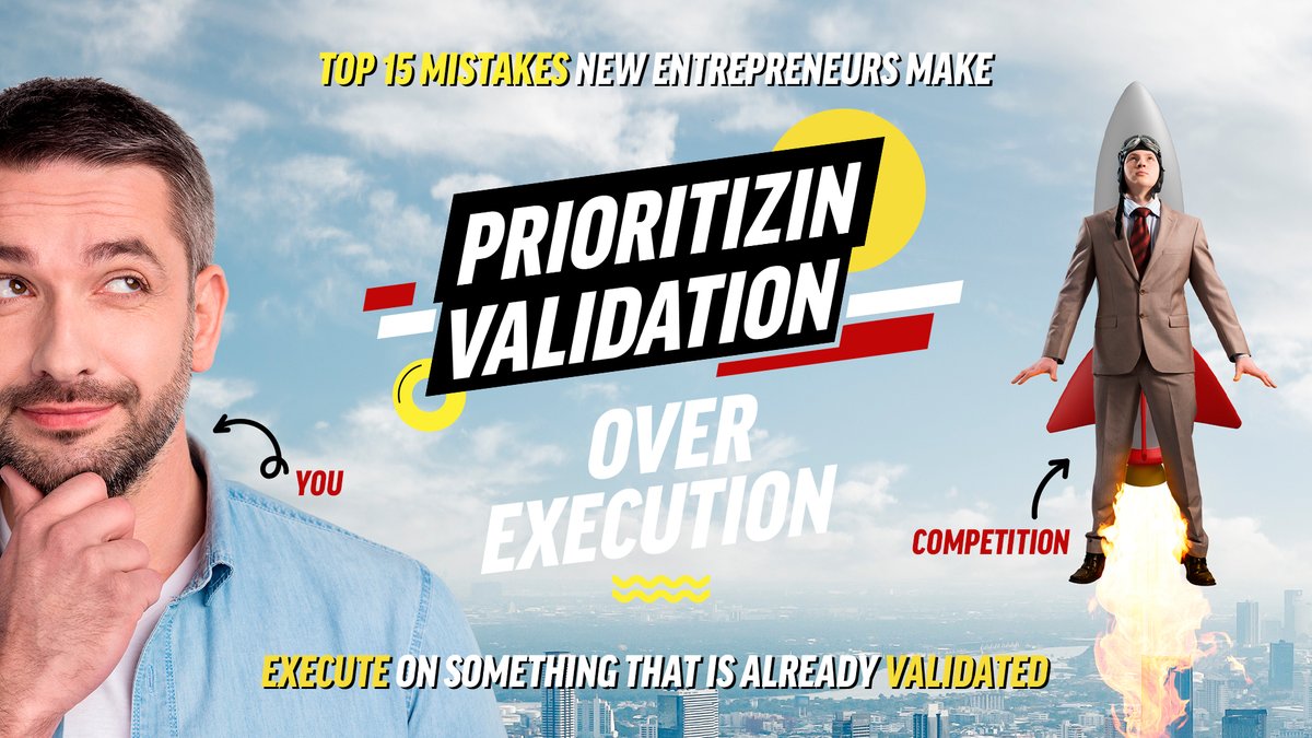 “I need to validate everything before I start”This pushes us into riskier situations that need validation in the first place. Why make your first business risky, when there are a gazillion things that have already been validated for you?