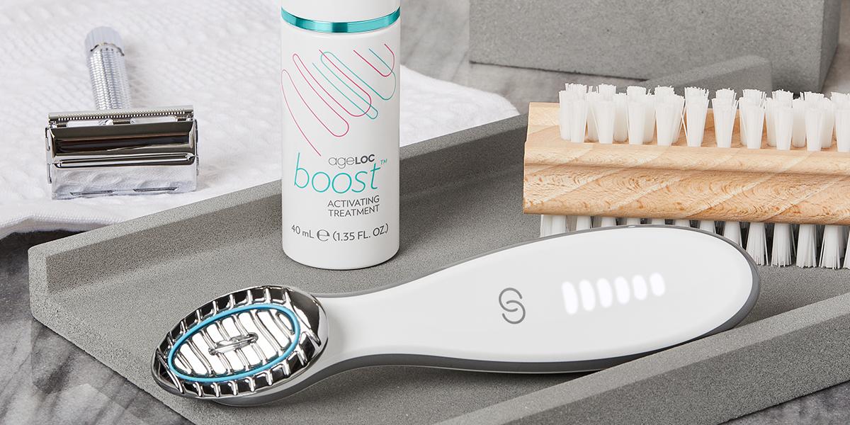 casey_khoo's tweet photo. MADE FOR ALL. 🤗 The new ageLOC Boost device deigned to work for all skin tones &amp; types so everyone &amp; anyone can experience that youthful radiance. 
#NuSkin #ageLOCBoost #glowingskin https://t.co/aPPurqxWzF https://t.co/uFaVOycAqy