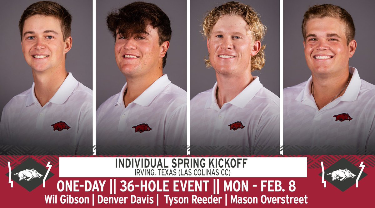 Arkansas Men's Golf 🐗 tweet media