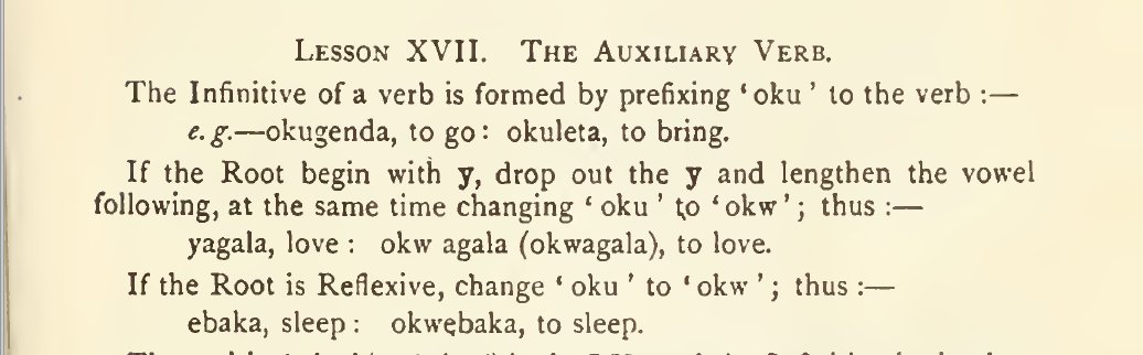 Some of this is because Crabtree was making space for Swahili terms/cognates when there was considerable debates in Buganda about the future of Luganda & Swahili in Uganda, worries that accompanied much of Kabaka Chwa's reign. Notice Crabtree's entries for 'love' and 'need': 4/4