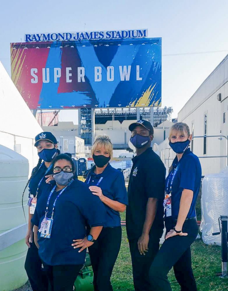 Puff 'n Stuff Catering & Events (@pnscatering) on Twitter photo We still cannot believe that the <a href="/Buccaneers/">Tampa Bay Buccaneers</a> are the first team ever to play at the home stadium for the Superbowl!! Our team is so excited to be working at the <a href="/RJStadium/">RaymondJames Stadium</a> !
#GoBucs #SBLV #TampaBay #TampaBayBuccaneers We still cannot believe that the <a href="/Buccaneers/">Tampa Bay Buccaneers</a> are the first team ever to play at the home stadium for the Superbowl!! Our team is so excited to be working at the <a href="/RJStadium/">RaymondJames Stadium</a> !
#GoBucs #SBLV #TampaBay #TampaBayBuccaneers