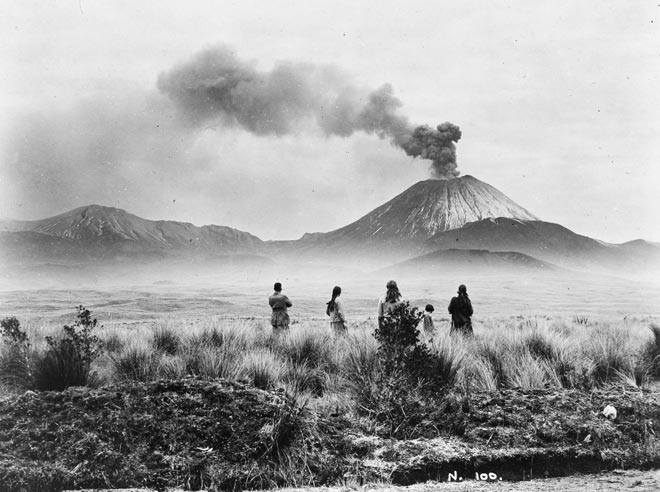 4/ "In our history the high priest Ngātoroirangi on his ascent of Maunga Tongariro nearly perished. Fearing for his life, Ngātoroirangi called out to his sisters, Te Pupu & Te Hoata, who came from Hawaiki in the form of fire under the earth."