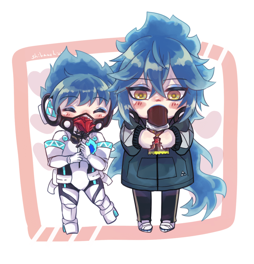 ちょっと早いけどバレンタインのプレゼントを兄弟にあげてみた しばのひげのイラスト