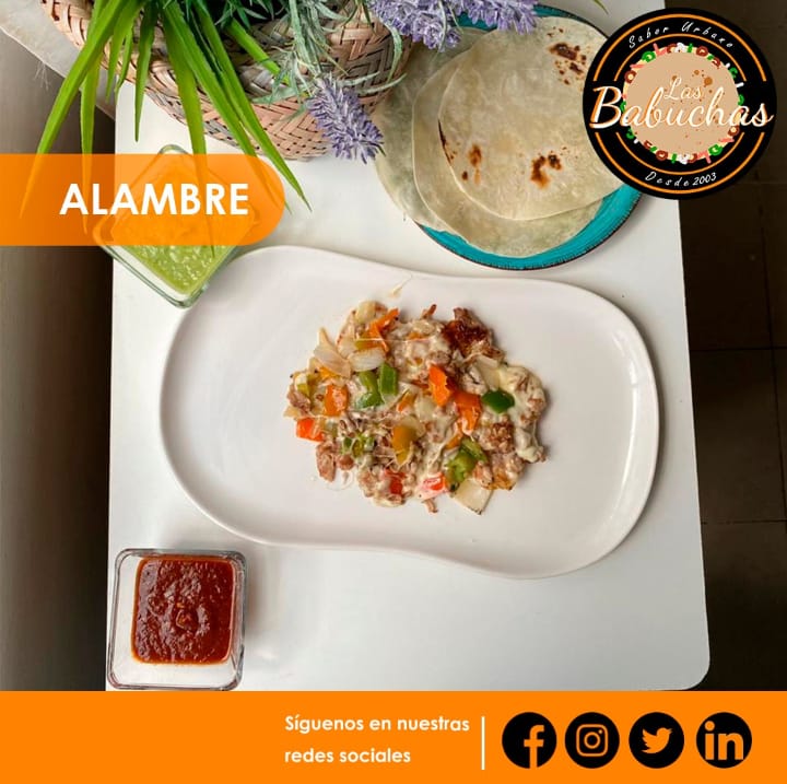 LasBabuchas's tweet photo. Comer es una necesidad, pero comer alambre es un arte #Alambre #LasBabuchas #SaborUrbano https://t.co/cZDawTWei7