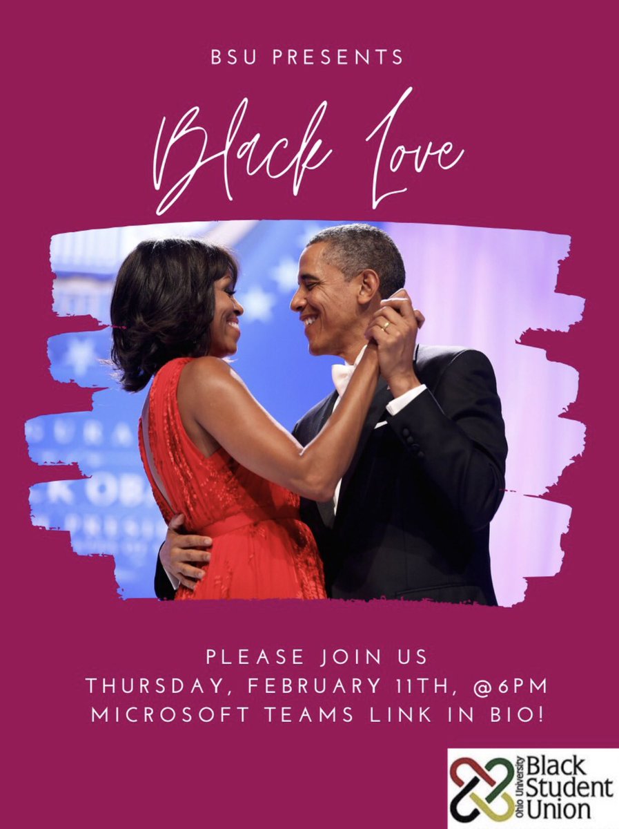 Are you single and ready to mingle? Taken? In between? Or do you feel love isn’t for you right now? Please join us Thursday, February 11, at 6pm via Teams to celebrate and discuss Black Love in the Black Community. Just in time for national Black Love Day &amp; Valentine’s Day! ❤️