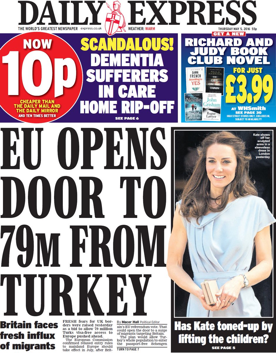 @Bingy @HasTurkeyJoined I think we may have missed it.  Apparently, the EU has already opened the doors to let 79 million Turkish People in according to the trust-worthy, honest and truthful @Daily_Express.  Turkey joined the EU back in 2016.