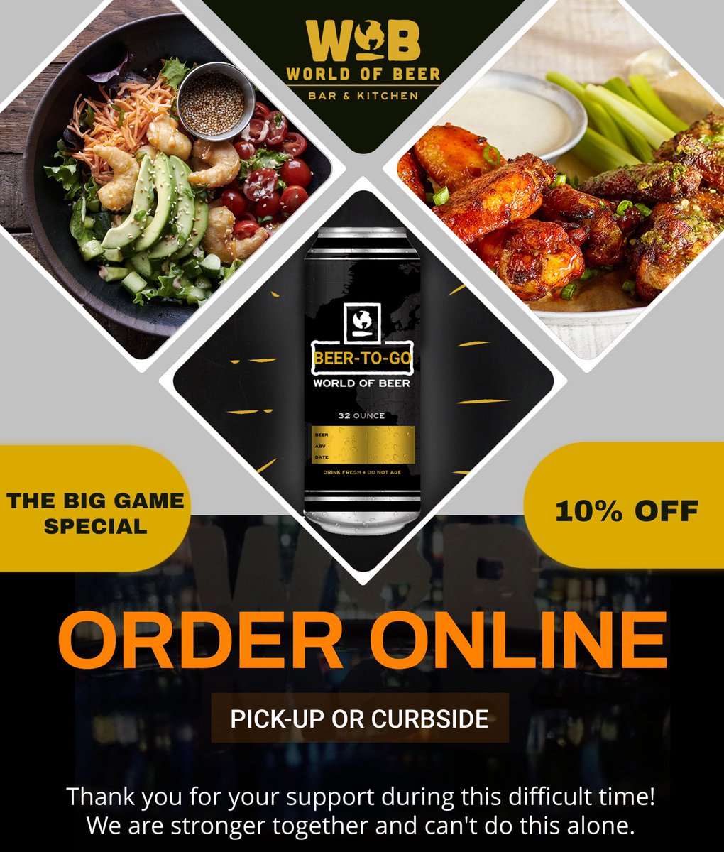 wobmiddleton's tweet photo. If it’s not Covid, it’s the weather! If you can brave this brutally cold weather and join our #SuperBowl Watch Party, your 1st beer is on us! But if you rather stay home, we got you! Order you favorite WOB food or beer online and we’ll give you 10% off. https://t.co/wxdJlFeWkG https://t.co/I0qxLpeiFH