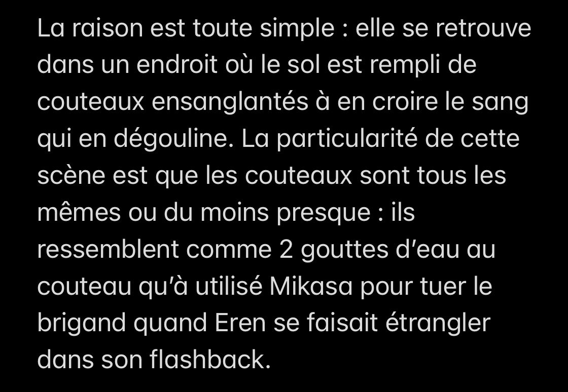 Toujours pas convaincu ? Ahah c’est que vous êtes assez difficile à convaincre, dans ce cas allez matter l’ending 1 de SNK qui se concentre exclusivement sur Mikasa.