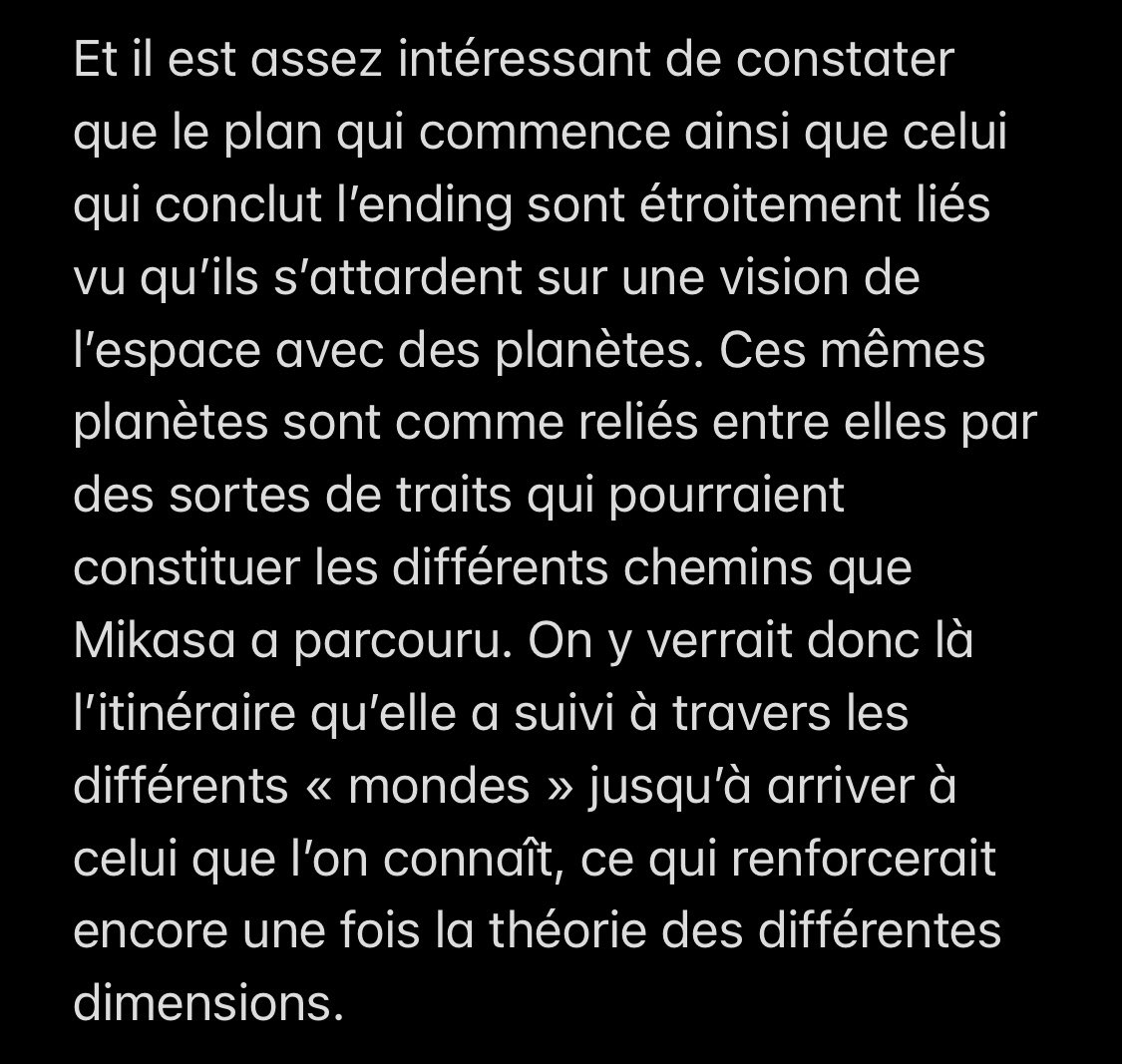 Toujours pas convaincu ? Ahah c’est que vous êtes assez difficile à convaincre, dans ce cas allez matter l’ending 1 de SNK qui se concentre exclusivement sur Mikasa.