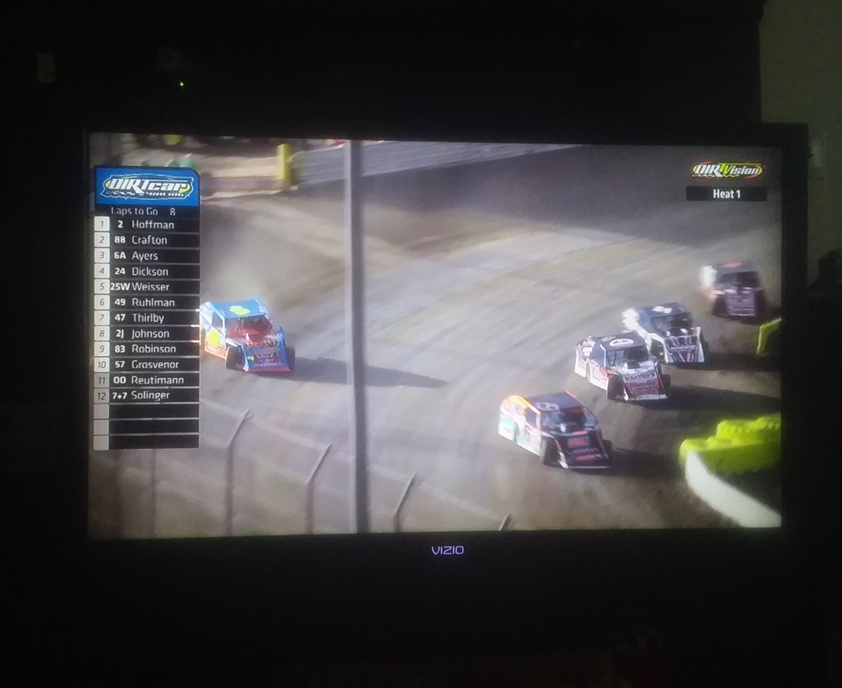 @DIRTcar_Racing @Nick_Hoffman2 @Matt_Crafton @FlyinRyanAyers6 @Dynamite_Ruben Not the modifieds I grew up with but enjoying them just the same from Wilkes-Barre PA #TweetYourSeat