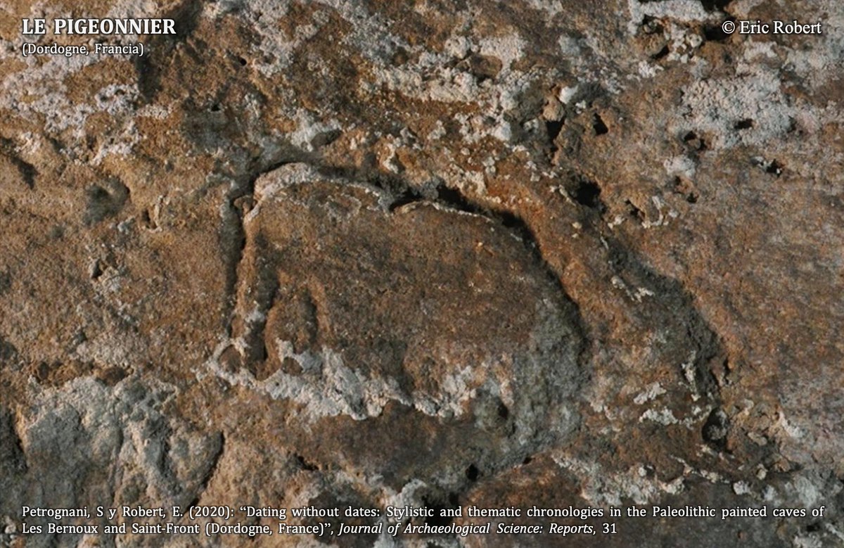 Siguiendo con arte parietal, también destacan los extraordinarios mamuts  en bajorrelieve como el de Saint-Front o Le Pigeonnier, muy escasos dentro del repertorio paleolítico 