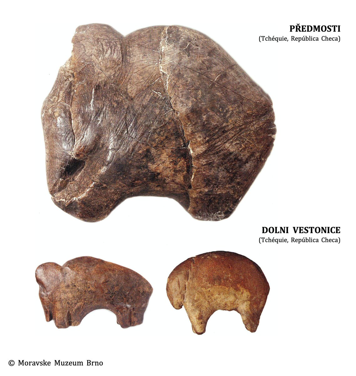 Dentro del arte mueble hay que mencionar el conjunto de figuritas del este europeo: mamuts (junto a más animales) de pequeño tamaño  y bulto redondo. En la región francesa no podemos olvidarnos de la excepcional pieza de Montastruc o las magníficas plaquetas de La Marche 