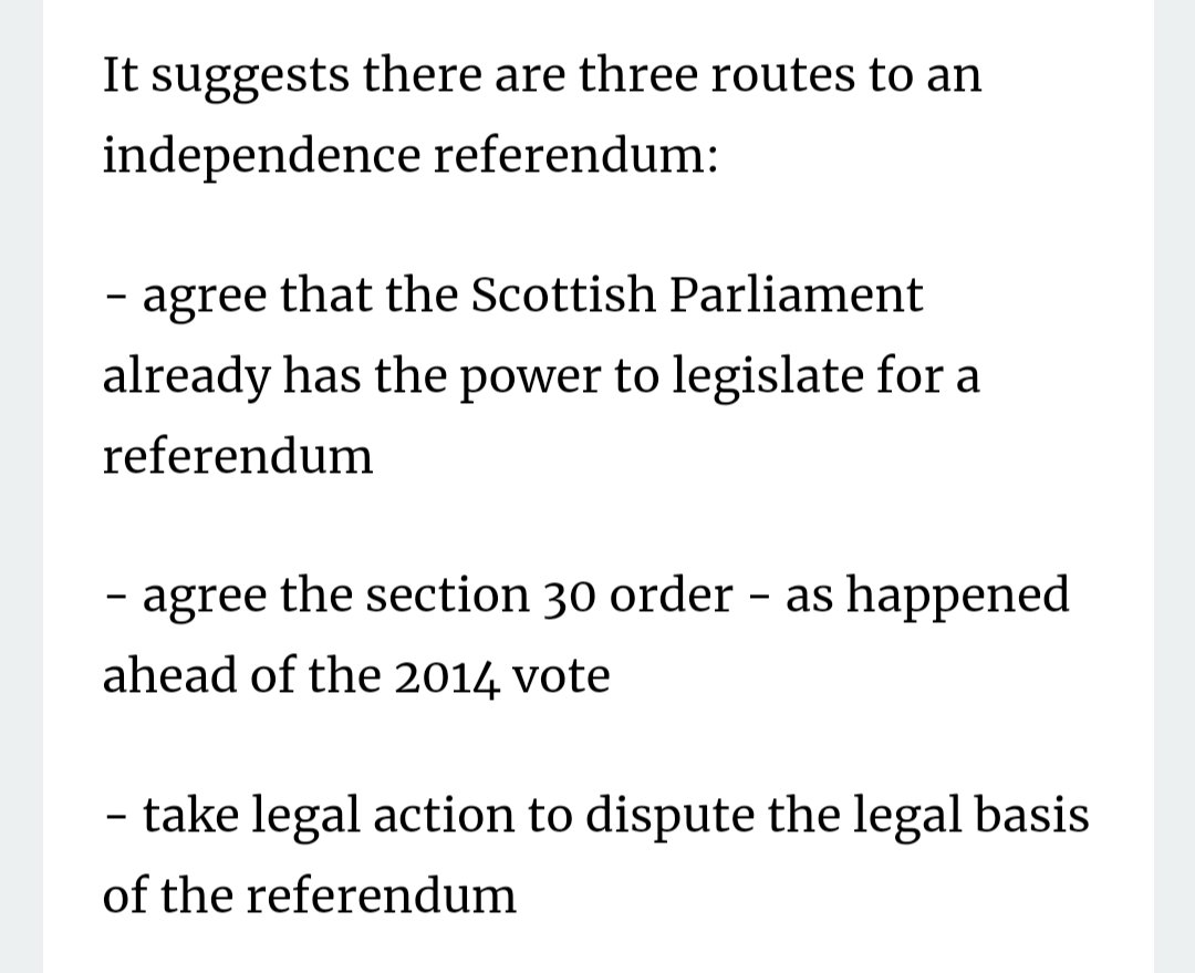 AngusBMacNeil's tweet photo. So this is the invincible thinking of the 11 point plan. 
First 2 routes invites Westmin to just agree?!? 🙄🤷🙈
Third point is good luck in court when stronger routes have been blocked!  #Back2Square1 https://t.co/JDh9srE96I