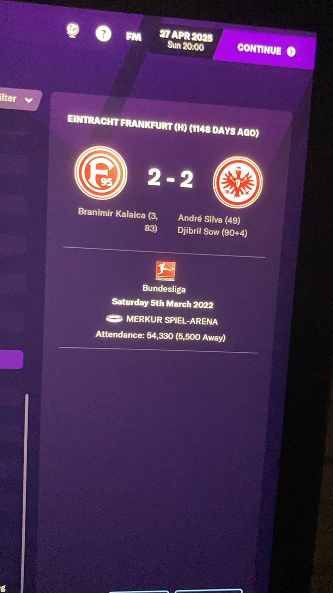 Thread of me conceding 85th minute+ in FMThis was ONE season by the way