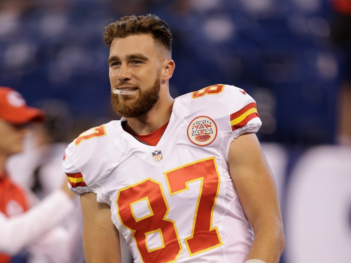 pepp_squad's tweet photo. A good day to Travis Kelce and Travis Kelce only. https://t.co/HHAsH3iAi2