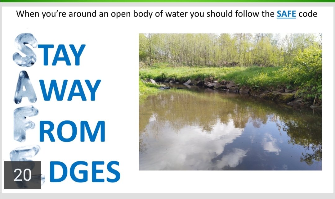 missmybabyboy's tweet photo. S
A
F
E
Code!
Stay
Away
From
Edges

Simple but could save ur life. 
#WaterSafety slogans need to become as well known as other campagin's #StrangerDanger is awareness around strangers &amp; #StopLook&amp;Listen is the green cross code
#StopDrop&amp;Roll is fire service advice in case of fire https://t.co/jUZ57tFsYR