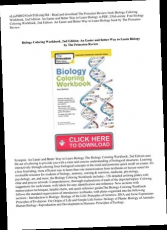 Download Princeton Review Biology Coloring Book Pdf Download
