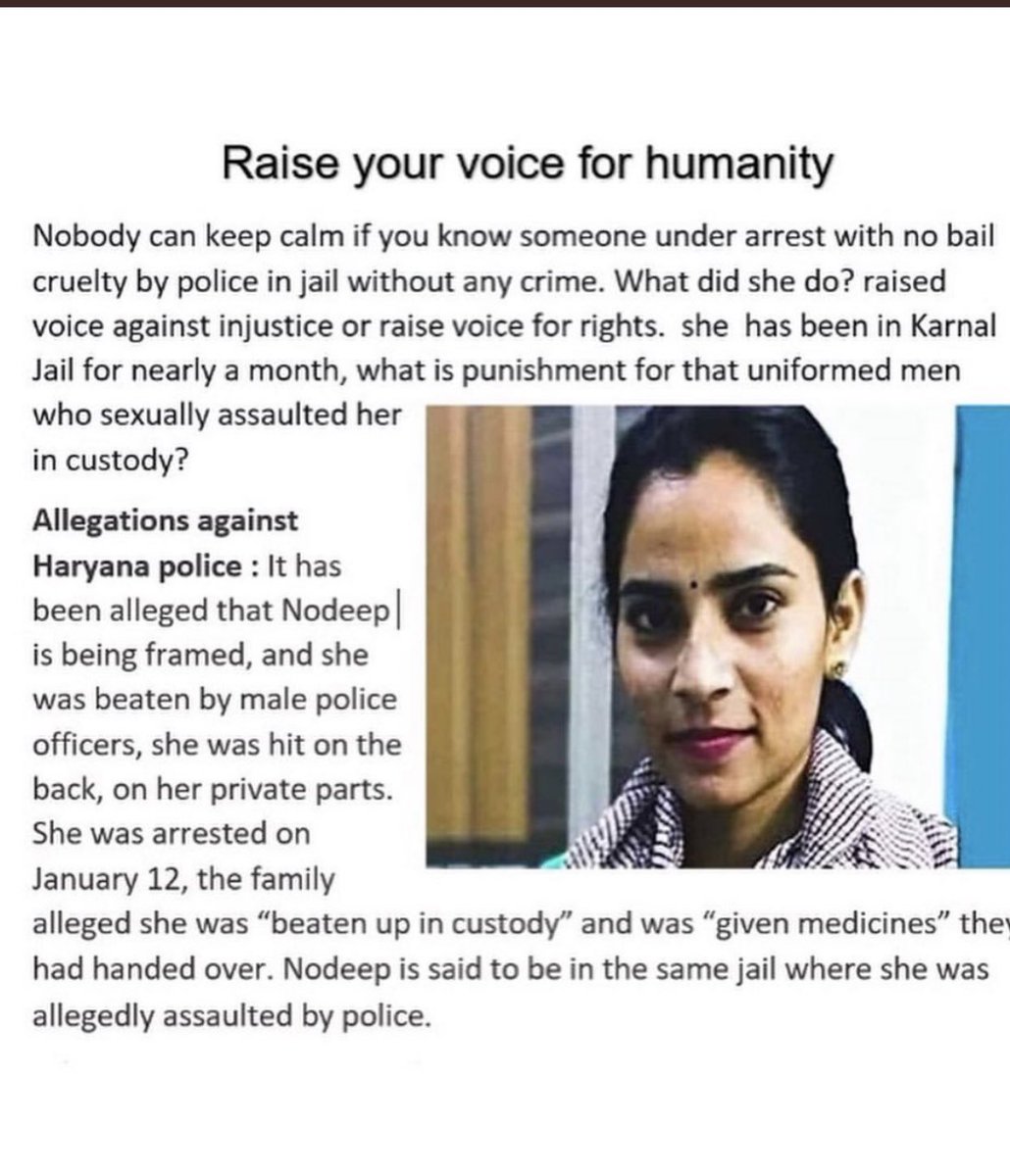 Mandy_Takhar's tweet photo. #SpeakUpForNodeep  !!!! What is happening in India these days is Not only heartbreaking but extremely cruel.. please make all this go away. You have the power to right many wrongs @narendramodi https://t.co/pBrlhf2MvV