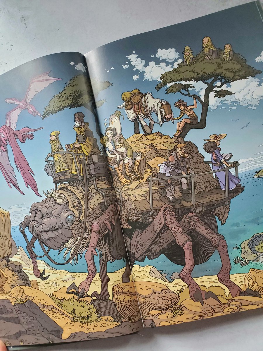 Today's #StudioShelf feature is A LAND CALLED TAROT by Gael Bertrand! A wordless, surreal collection of stories following a nameless hero through a series of quests, all loosely inspired by Tarot imagery. 