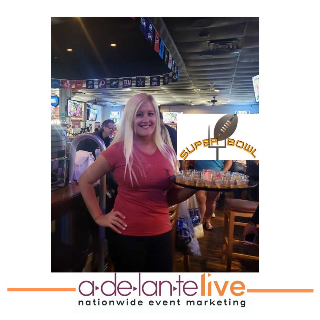 AdelanteLive's tweet photo. It's Super Bowl Sunday 🏈! Who are your rooting for? We always root for FIREBALL! 

#adelantelive #adelantelivelife #brandambassadors #staffing #events #onpremise #workmode #promomode #fireball #superbowlsunday #2021 #chiefs #buccaneers https://t.co/uzMJpacoXP