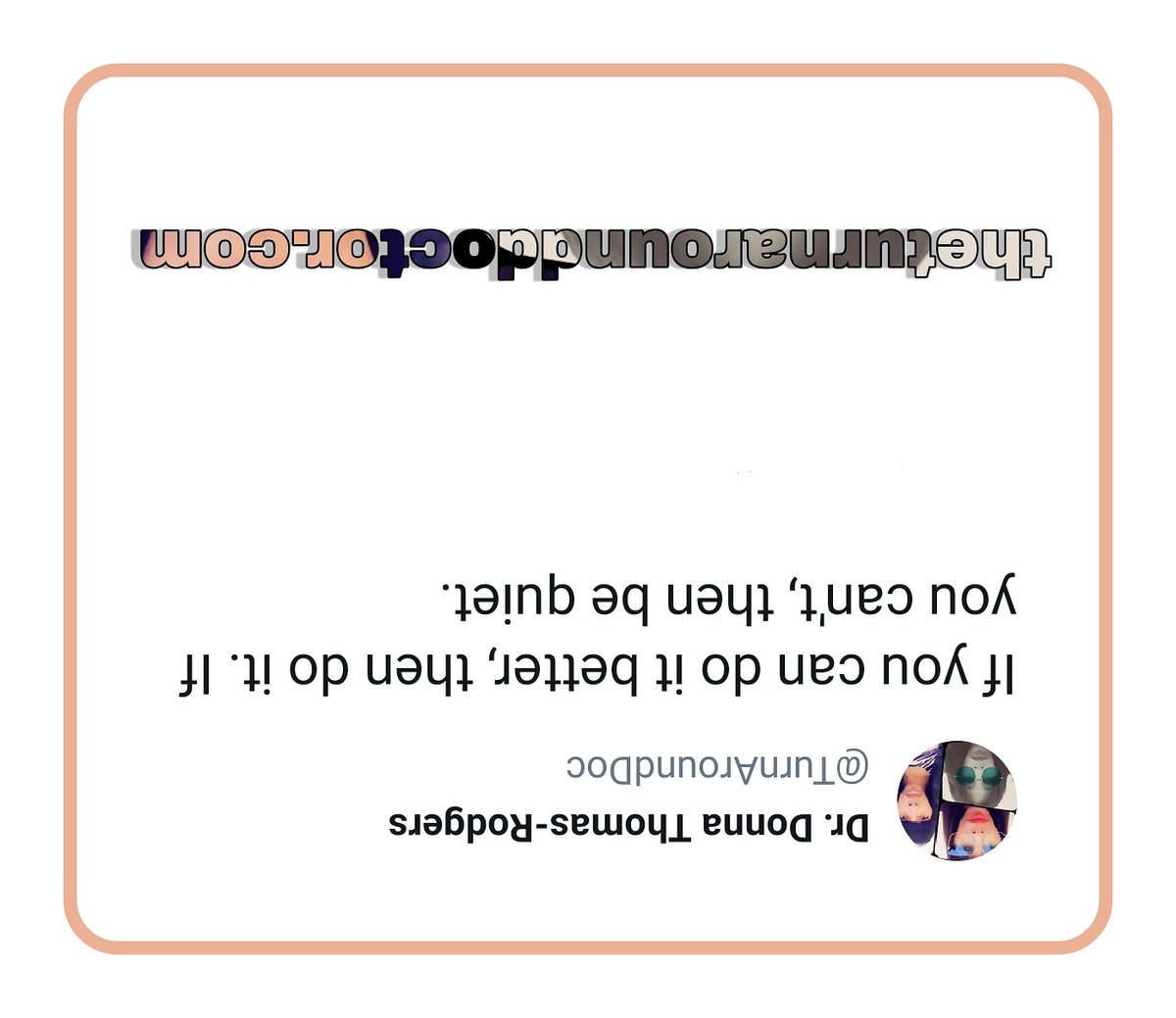 TurnAroundDoc's tweet photo. 🚦https://t.co/ZUUnZPfgnJ 🚦

#BecomeARealLeader #DrDonnaThomasRodgers #TurnAroundDoctor #TurnAroundEffect #TurnAroundRisk #PersonalAccountability #StrategicAdviceFromYourDevice #TurnAroundTip #TurnAroundTweets #RealLeaderLife #RealLeadersWearPink #Entrependence https://t.co/IHcdmZzBR2