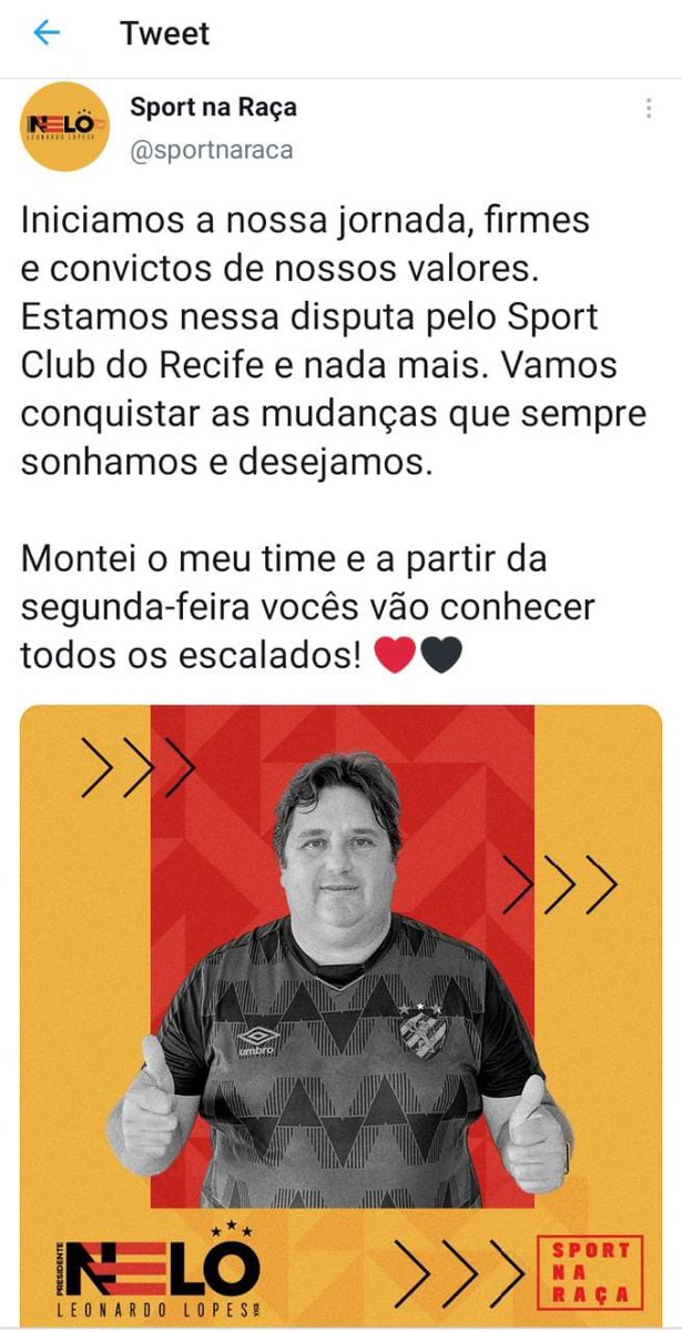 Juntos com a nossa torcida, faremos diferente!!! 🔴⚫️