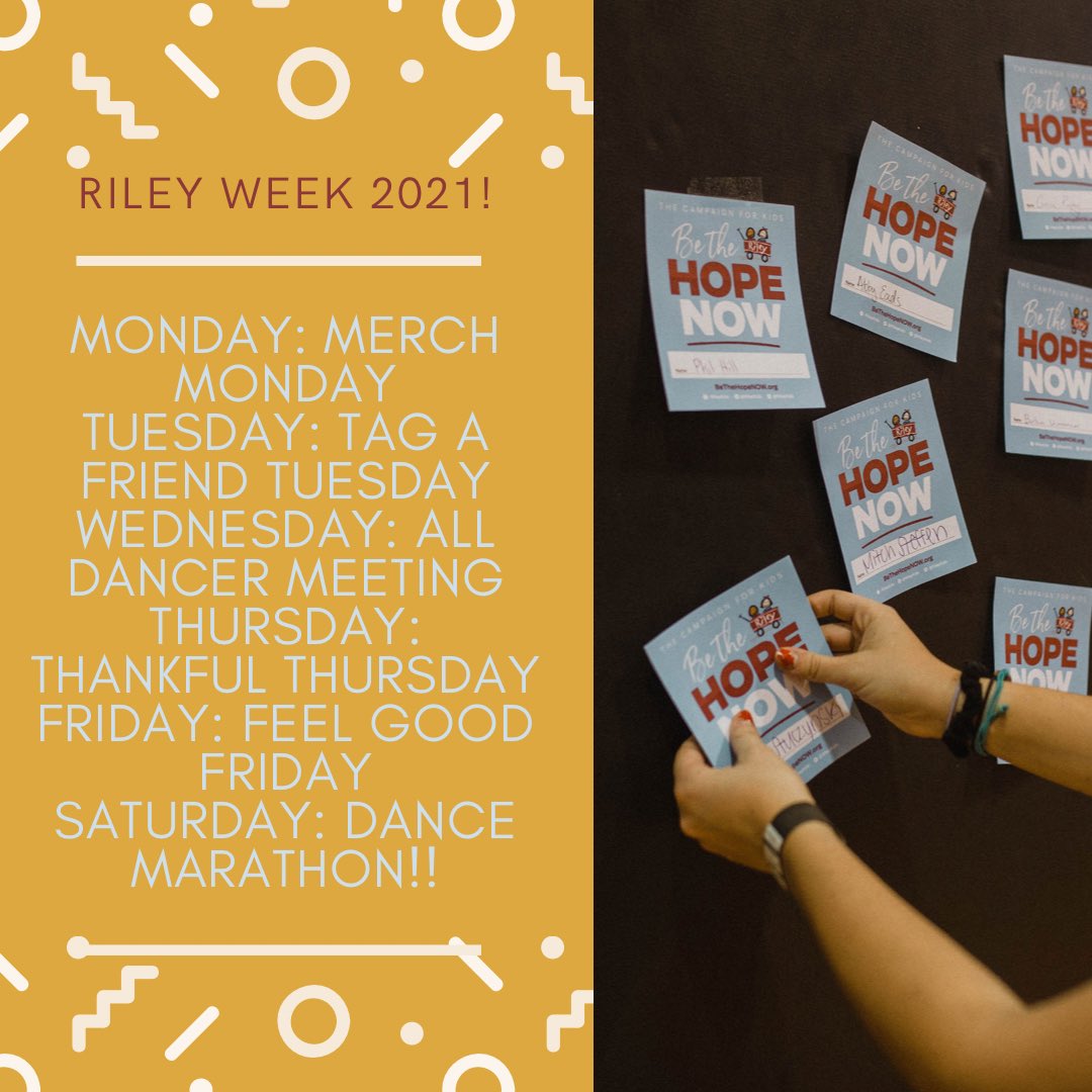 UIndyDM's tweet image. Who’s ready for dance marathon in less than a week!? 🙋‍♀️ Check out our schedule this week leading up to DM!