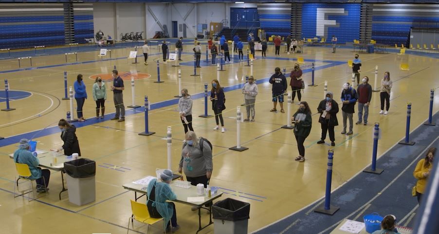 FredoniaU's tweet image. Remember, we are conducting surveillance tests EACH WEEK this semester on all students and employees who come to campus in any capacity. Check the testing schedule to see when your testing day is. It will change each week to minimize disruptions. Schedule: bit.ly/3oUBbVy