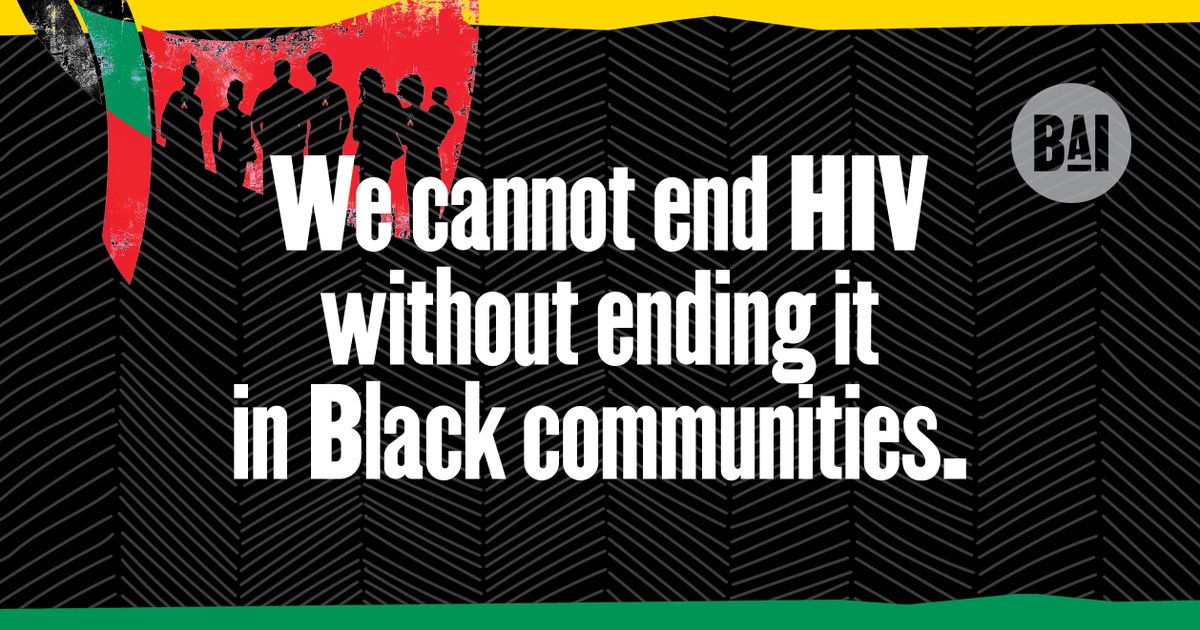 Today is National Black HIV/AIDS Awareness Day #NBHAAD. NBHAAD is a stark reminder of the racial inequities and systemic challenges that have put Black people at risk for HIV for over four decades. We cannot end HIV without ending it in Black communities. #NBHAAD2021 #BHM