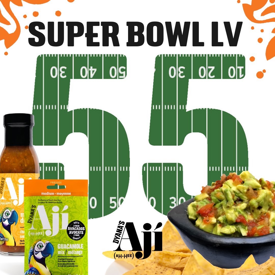 It’s officially here: Superbowl Sunday! 🏈

Today, take your guacamole to the next level by mixing two avocados with our quick and easy guacamole pouches in mild or medium heat!

Enjoy the game!