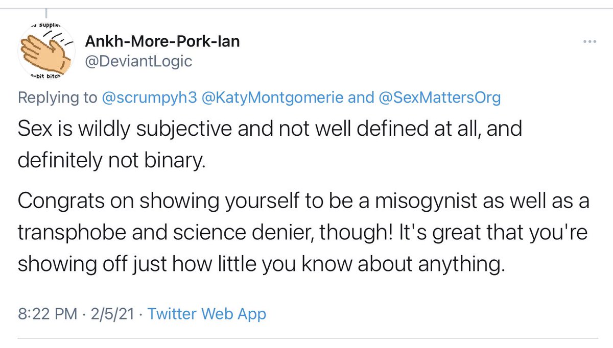  #nooneissayingsexdoesntexist but it's "wildly subjective and not well defined at all". 