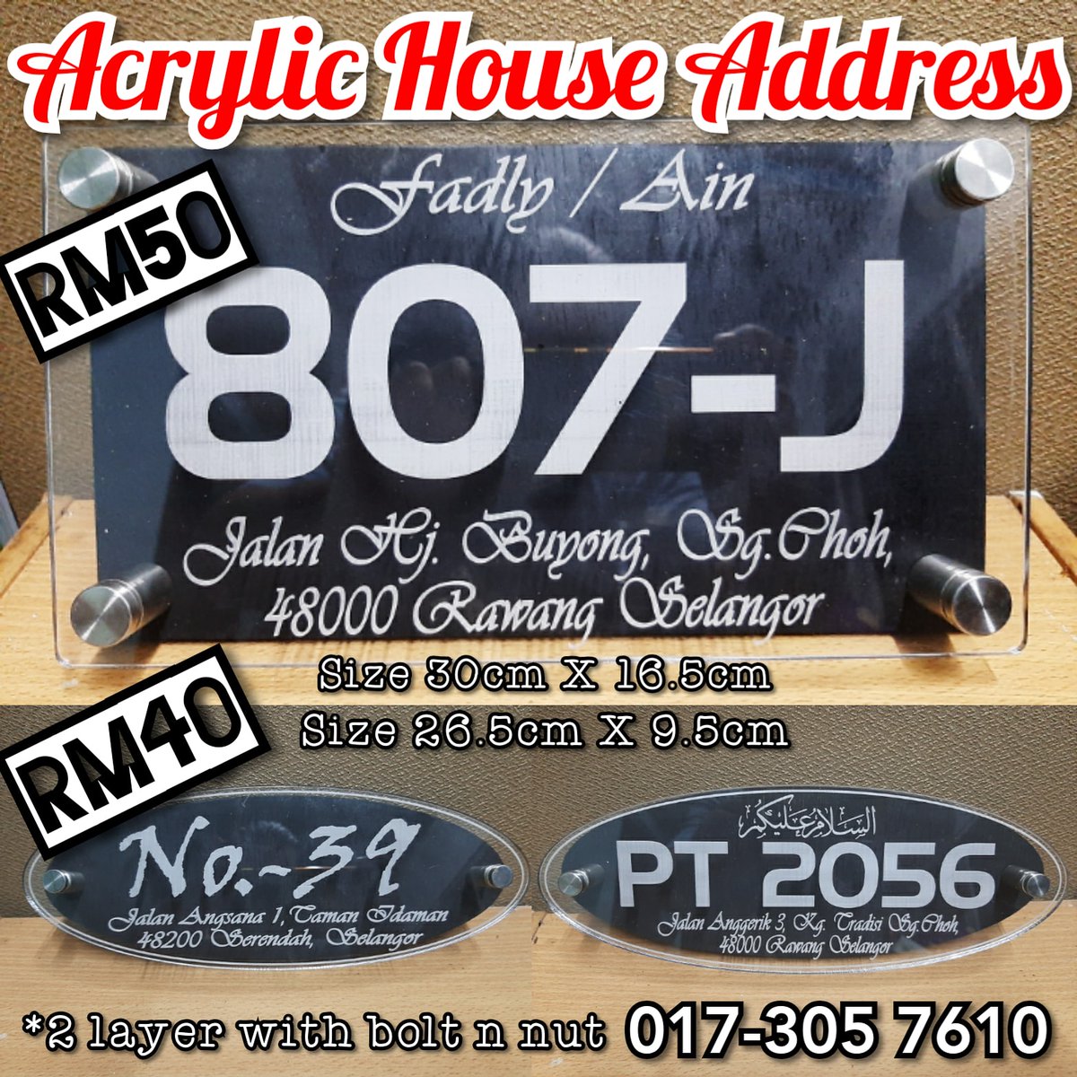 Signboard Rumah yg mmg bergaya di musim covid Al-nineteen ni... dpt memudahkan urusan delivery utk hantar brg.

Apalagi jom order, promosi ada lg ni. shopee.com.my/drbaju/5779102…

W/S
wa.me/60173057610

Salam YAB Dato MB Sel, YAB Dato' Seri <a href="/AmirudinShari/">Amirudin Shari</a> tlg retweet ye... 😅😄