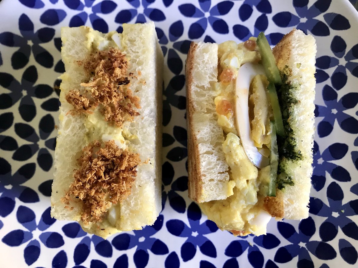 Alison Cook (@alisoncook) on Twitter photo Hardest and most pleasurable thing I’ll do today: try to pick a winner between these 2 tamago sandos from <a href="/fullofchef/">Mark Gabriel Medina</a> & <a href="/willetcooks/">Willet Feng</a> . Hardest and most pleasurable thing I’ll do today: try to pick a winner between these 2 tamago sandos from <a href="/fullofchef/">Mark Gabriel Medina</a> & <a href="/willetcooks/">Willet Feng</a> .